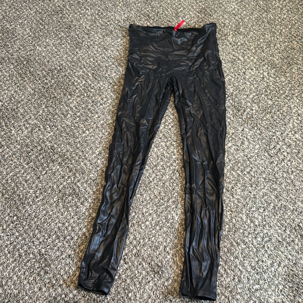 Spanx Faux Leather Leggings